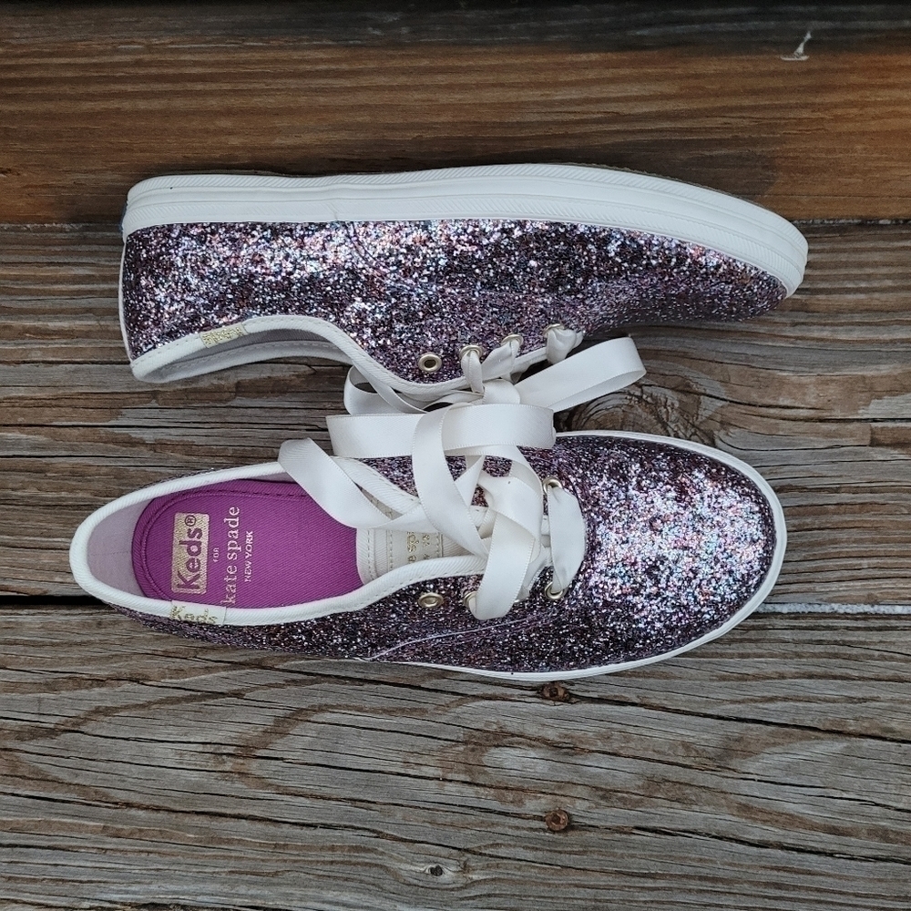 Keds x Kate Spade New York Champion Glitter Sneaker - Picture 4 of 11